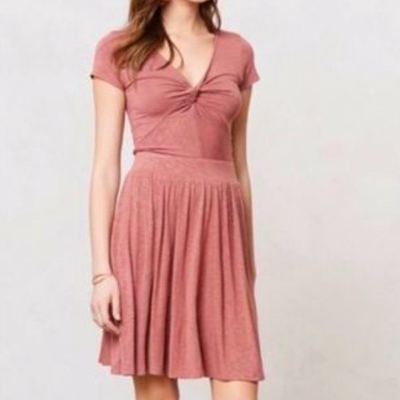Anthropologie Dresses & Skirts - Anthropologie Dolan Knotted Taya Dress in Pink, size M